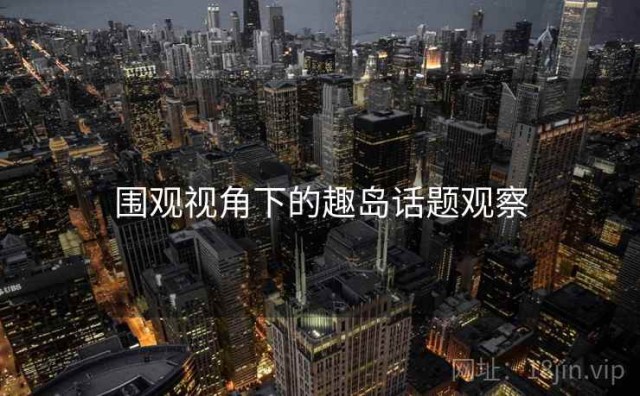 围观视角下的趣岛话题观察