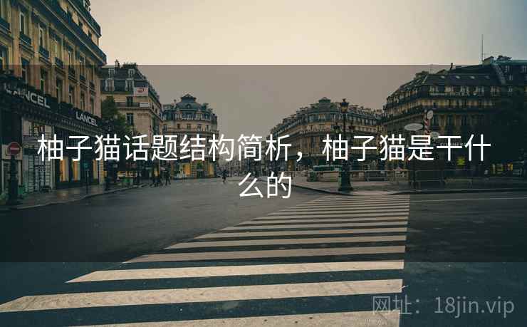 柚子猫话题结构简析，柚子猫是干什么的